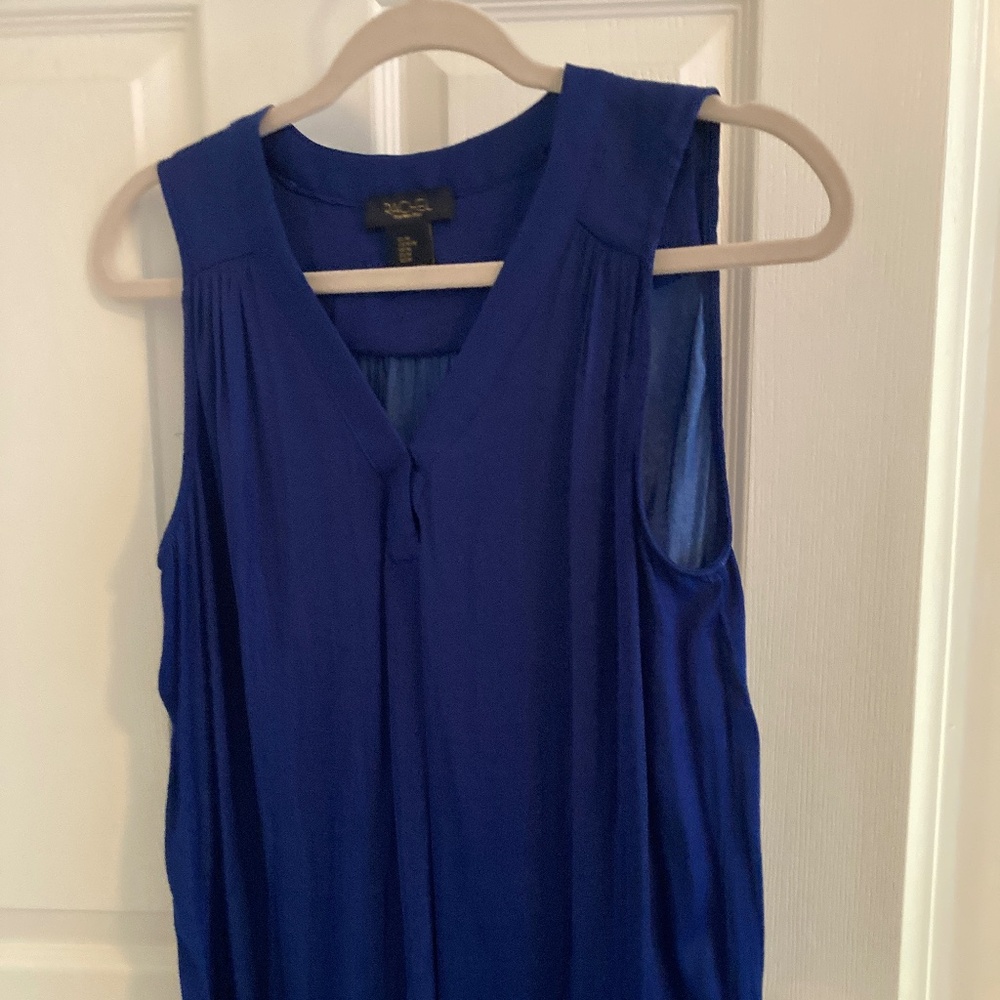 Rachel Sleeveless Satin Top Size M